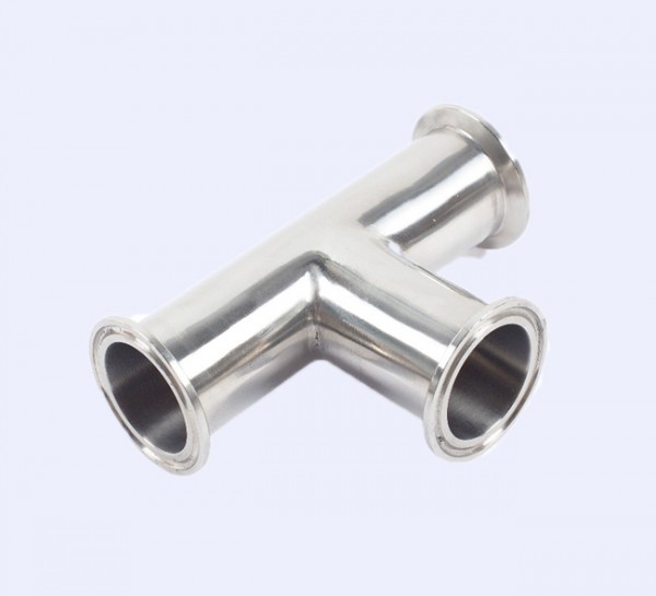 Sanitary Stainless  Steel Clamp Tee